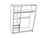 robna kuca stanojcic mmp ELEGANCE LINE Americki plakar AP 180 6