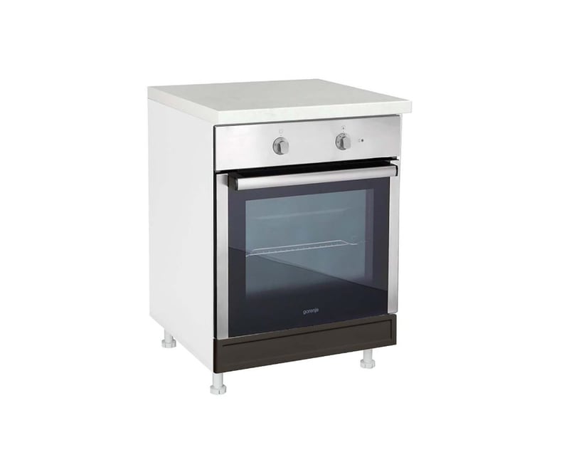 robna kuca stanojcic mmp Kuhinja Alba D 60 R dark sivo