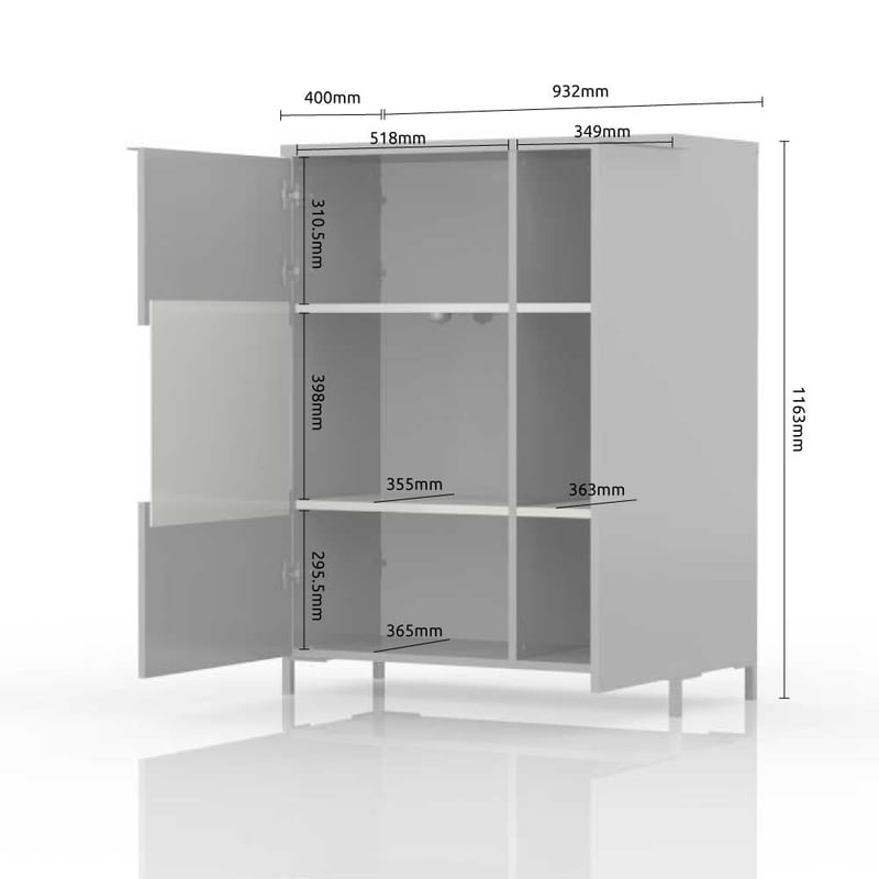 robna kuca stanojcic mmp VITRINA V90 2KSON 3