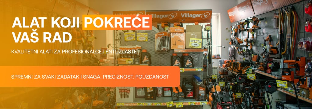Zid sa Villager alatima u robnoj kući Stanojčić, Meljak